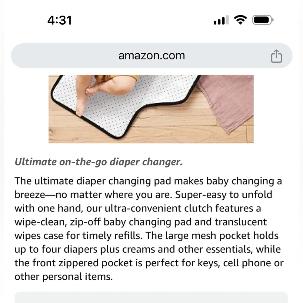 Skip Hop Diaper Changing Pad